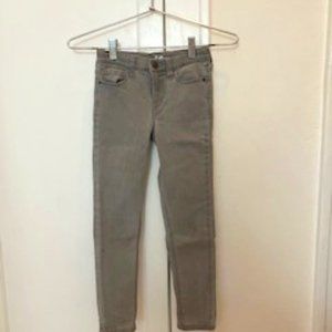 Primary, slim-fit gray jeans, size 8